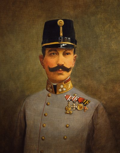 Generál Eduard von Bohm-Ermolli, kolem roku 1916 (olej na plátně) od Vienna Nedomansky Studio