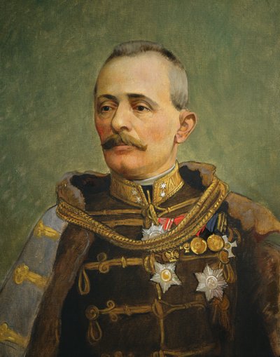 Generál Svetozar Boroevic von Bojna, kolem roku 1916 (olej na plátně) od Vienna Nedomansky Studio