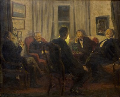 Mezi umělci, od Viggo Johansen