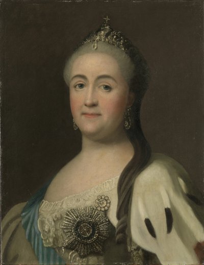 Portrét císařovny Kateřiny II 1729-1796. od Vigilius Erichsen