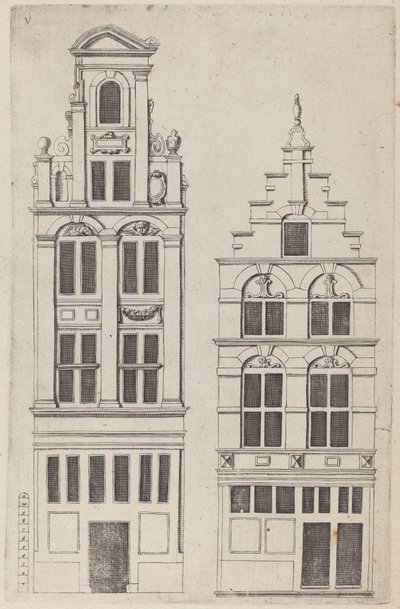 Nadmořská výška holandské fasády: pl. 5 od Vignola