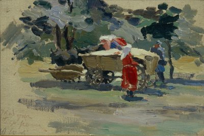 Doukhobors v Borjomi, 1895 od Viktor Elpidiforovich Borisov Musatov