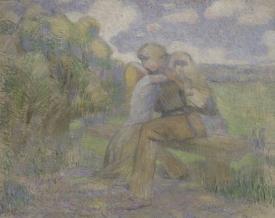 Polibek, 1897 od Viktor Elpidiforovich Borisov Musatov