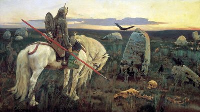 Rytíř na rozcestí, 1898. od Viktor Mikhaylovich Vasnetsov
