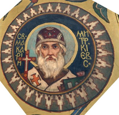 Svatý Makarius, metropolita Kyjeva, 1885-1896 od Viktor Mikhaylovich Vasnetsov