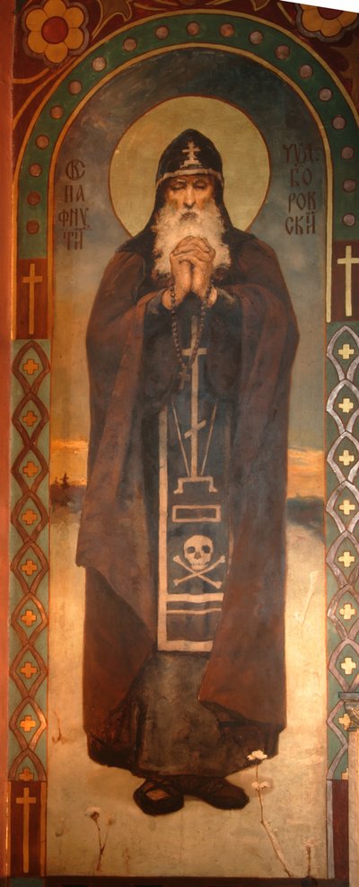 Svatý Paphnutius Borovský, 1885-1896 od Viktor Mikhaylovich Vasnetsov