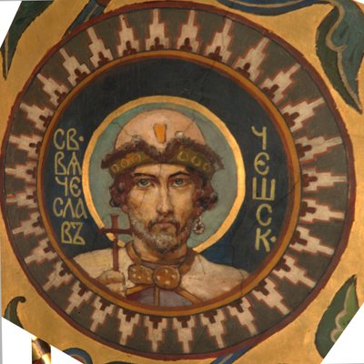 Svatý Václav I., vévoda český, 1885-1896 od Viktor Mikhaylovich Vasnetsov