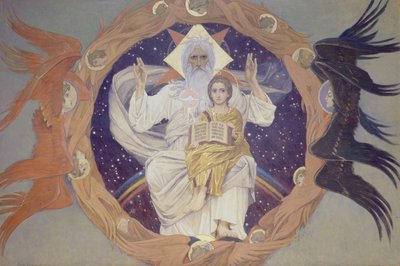 Otec Nejsvětější Trojice, 1907 od Viktor Mikhaylovich Vasnetsov