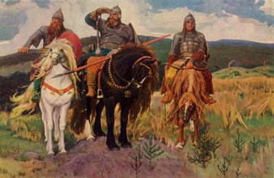 The Warriors, 1898, 1965. od Viktor Mikhaylovich Vasnetsov