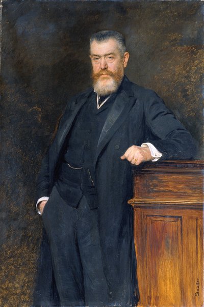 Ministr školství Dr. Gustavus Marchet od Viktor Stauffer