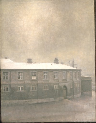 Křídlo paláce Christiansborg od Vilhelm Hammershøi