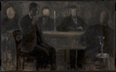 Pět portrétů. Studium malby v Thielska Galleriet ve Stockholmu od Vilhelm Hammershøi