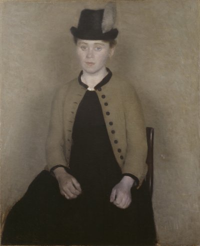 Ida Ilsted, později Umělcova žena od Vilhelm Hammershøi