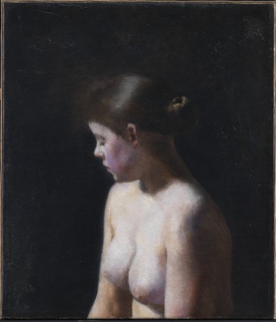 Nahá modelka od Vilhelm Hammershøi