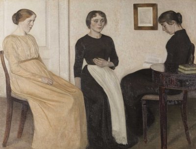 Tři mladé ženy, 1888. od Vilhelm Hammershøi