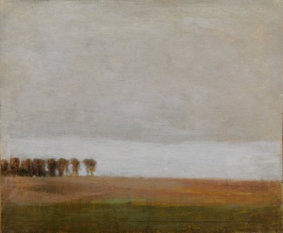 Pohled na Jægersborg Allé. Gentofte, severně od Kodaně od Vilhelm Hammershøi