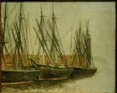 Christianshavns Kanal od Vilhelm Hammershoi