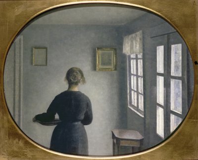 Interiér, 1910 od Vilhelm Hammershoi
