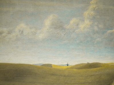 Krajina (pohled na Refsnaes), detail od Vilhelm Hammershoi