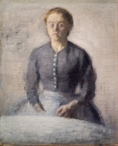 Portrét Idy od Vilhelm Hammershoi