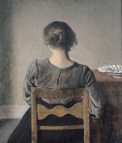 Odpočinek od Vilhelm Hammershoi