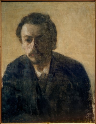 Autoportrét V. Hammershöi, 1891 od Vilhelm Hammershoi