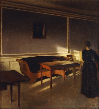 Slunce v obývacím pokoji, č. 1, 1903 od Vilhelm Hammershoi