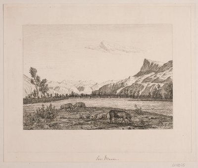 Horská oblast v Tyrolsku od Vilhelm Kyhn