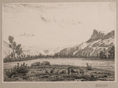 Horská oblast v Tyrolsku od Vilhelm Kyhn