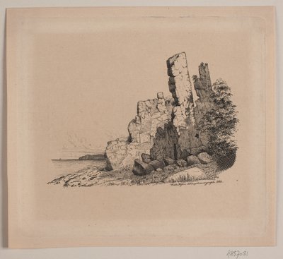 Bornholmské skalnaté pobřeží od Vilhelm Kyhn