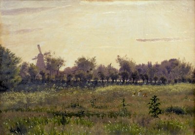Louka u umělcova domu na Farimagsvej od Vilhelm Kyhn