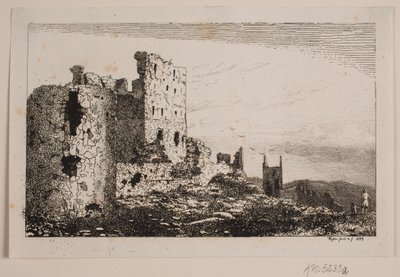 Hammershus na Bornholmu od Vilhelm Kyhn