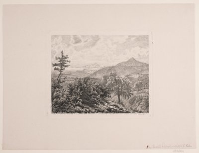 Vysokohorská krajina od Vilhelm Kyhn