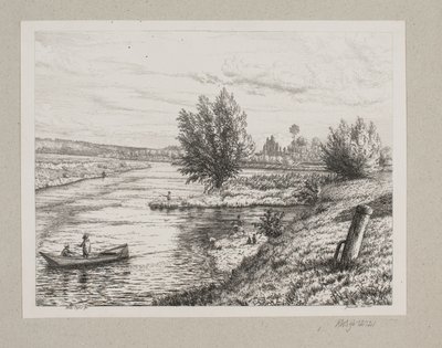Pozemek u řeky Marne od Vilhelm Kyhn