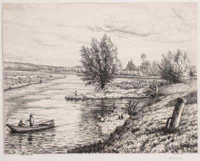 Pozemek u řeky Marne od Vilhelm Kyhn