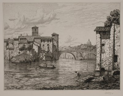 Odjeďte na Ponte Rotto i Rom od Vilhelm Kyhn