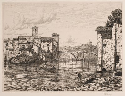 Odjeďte na Ponte Rotto i Rom od Vilhelm Kyhn