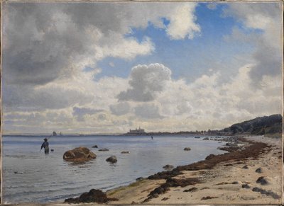 Severní pobřeží Zélandu s výhledem na Kronborg od Vilhelm Kyhn