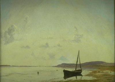 Pobřeží ve Frederiksundu. Skica od Vilhelm Kyhn