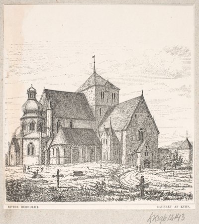 Katedrála Trondhjem od Vilhelm Kyhn
