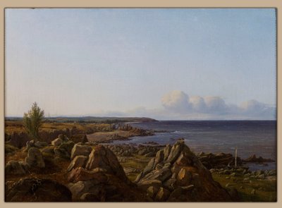 Pohled na farnost Østerlarsker od Vilhelm Petersen