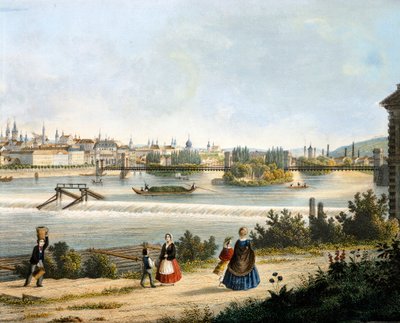 Praha na řece Moldavě (Vltava), Vincent Morstadt, Česká republika od Vincenc Morstadt
