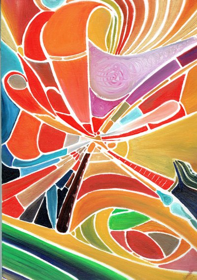 Alliduquotalion, 2016, (olej na plátně) od Vincent Alexander Booth