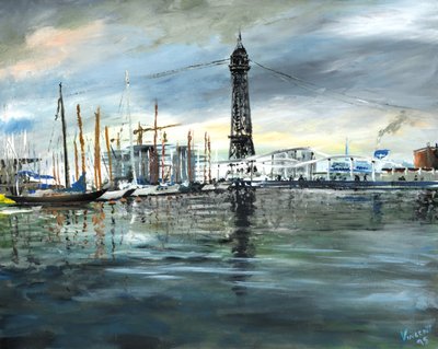 Barcelonské lodě od Vincent Alexander Booth