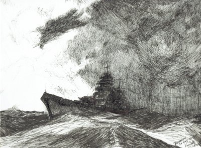 Bismarck mimo bouři, 2002 od Vincent Alexander Booth