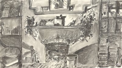 Oheň vedle světla svíčky od Vincent Alexander Booth