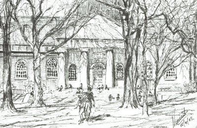 Harvard Boston USA, 2003, (Inkoust na papíře) od Vincent Alexander Booth