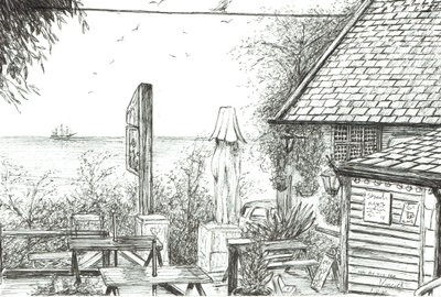 Inn na Isle of Wight, 2009 od Vincent Alexander Booth
