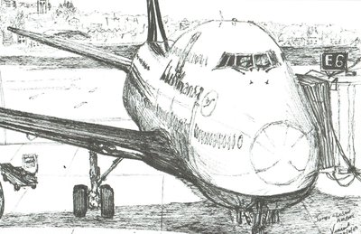 Jumbo Jet na letišti Logan, 2003 od Vincent Alexander Booth