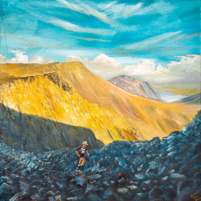 Mountain Freedom 2, 2024 (olej na plátně) od Vincent Alexander Booth